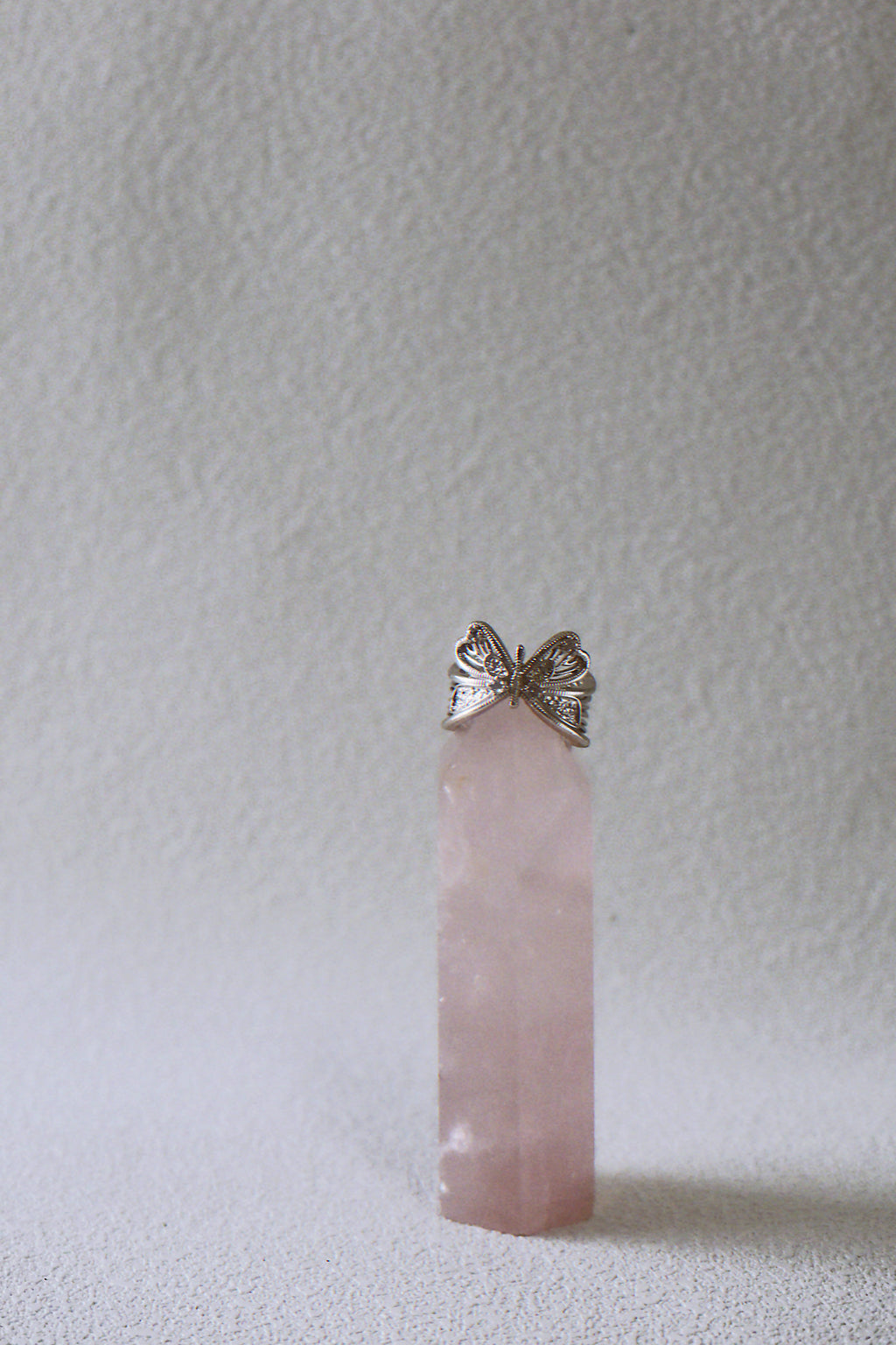 The Dreaming Butterfly. Vintage-style Openwork Antique Silver Ring