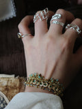 The Relics Set - Architectural Brass Ring Set of 4