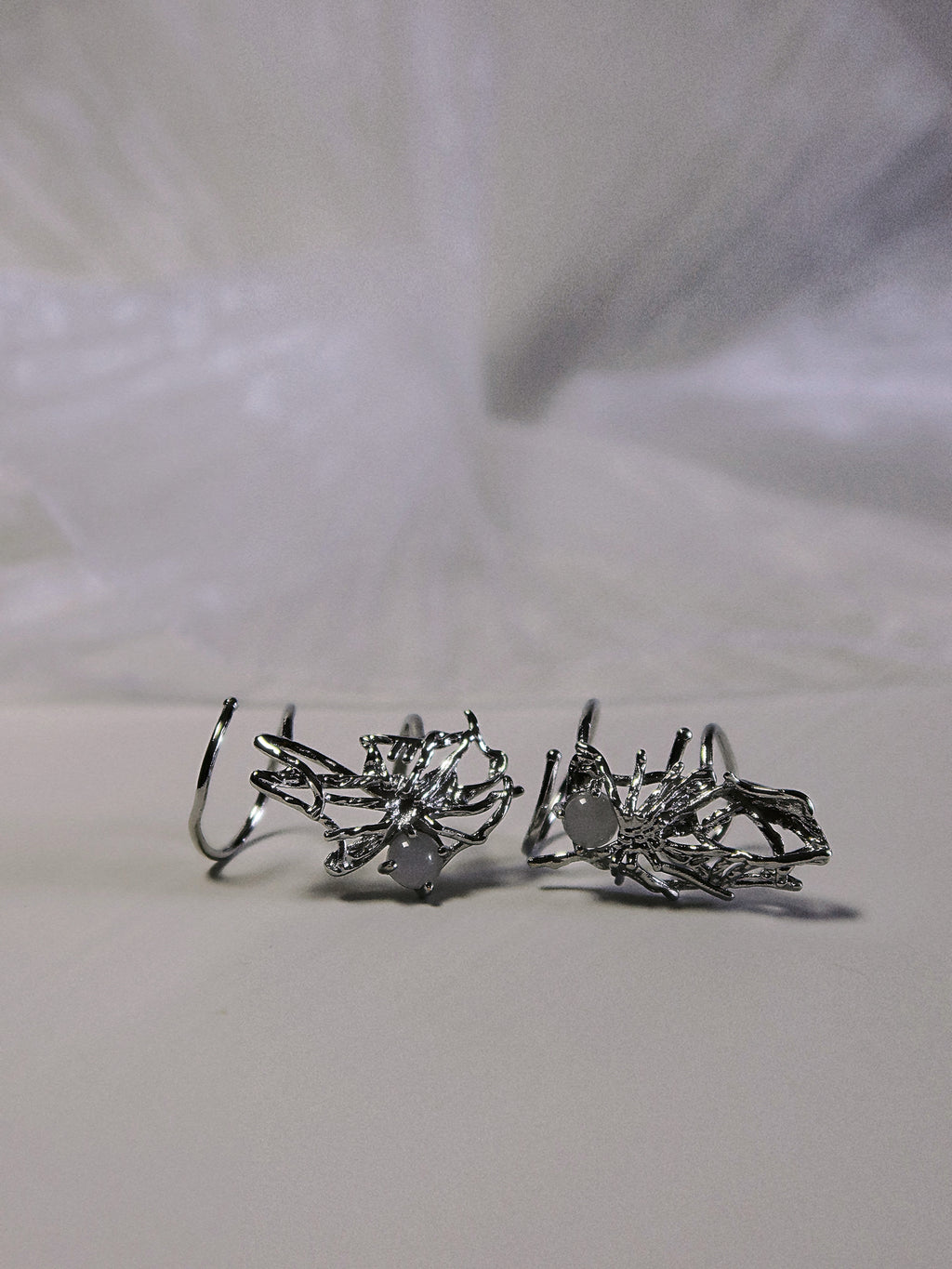 The Web. Sterling Silver Spiderweb Armor & Knuckle Ring